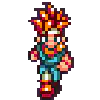 Goku pixel art animation