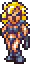 pixel art blonde woman in armor