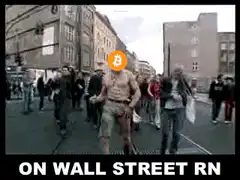 Bitcoin Zombie on Wall Street