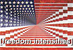American flag tunnel intensifies