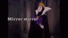 Evil Queen asks Magic Mirror
