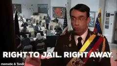 General Butt Naked Right to Jail
