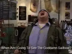 Man screams and knocks over easel