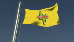 Brawndo flag waving