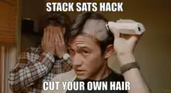 Stack Sats Hack Cut Your Own Hair