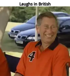 King Charles Laughs in British