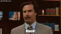 Ron Burgundy says Black