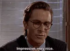 Bruce Wayne impressed very nice