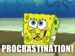 SpongeBob Procrastination Rainbow