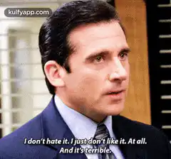 Michael Scott I don't hate it