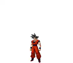 Goku transforms into Super Saiyan