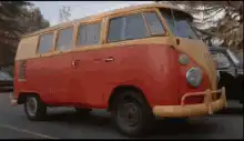 Dude gets thrown out of van