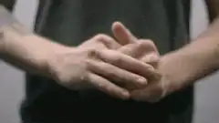 person doing hand tricks