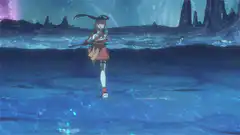 anime girl kicked by man