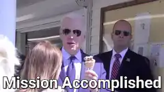 Joe Biden Mission Accomplished Ice Cream