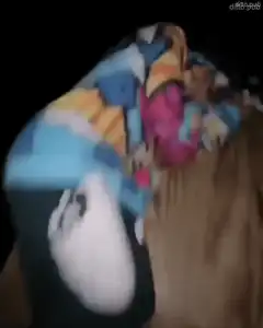 Child in colorful hoodie gets thrown