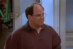 George Costanza and Jerry Seinfeld reaction