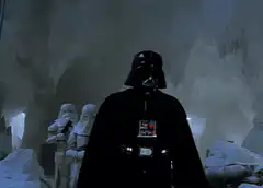 Darth Vader turns head