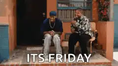 Friday meme two men dancing