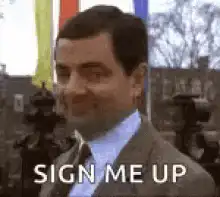 Mr. Bean Sign Me Up