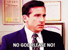 Michael Scott No God Please No