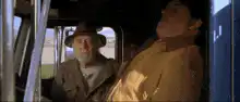 Truck driver passes Bill and Ted