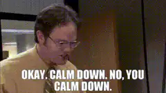 Dwight and Michael Calm Down