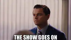 The Show Goes On Leonardo DiCaprio