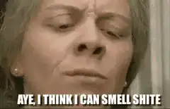 Aye I Think I Can Smell Shite Reaction