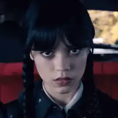 Wednesday Addams intense stare
