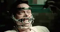 Hannibal Lecter in the Bite Mask