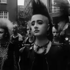 Punk girl with mohawk