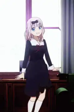 anime girl posing dramatically