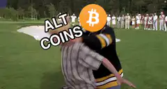 Bitcoin headbutting alt coins