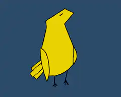 Yellow bird animation