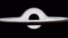 Black hole accretion disk simulation
