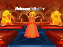 Princess Peach Welcome to Hell