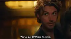 You've got 19 floors to come