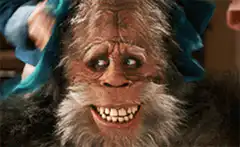 Bigfoot gets a haircut