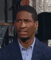 Tracy Morgan skeptical face