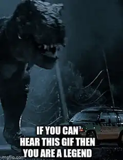 Jurassic Park T-Rex roar meme