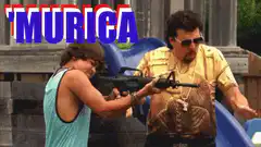 Turd Ferguson gets shot with a water gun
