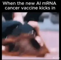 Woman faints after mRNA vaccine
