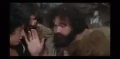 Caveman group reacts in shock