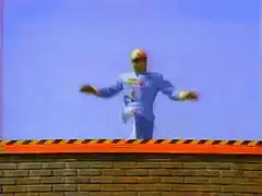 Man jumps into target