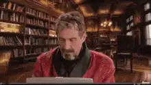 Doge looking at laptop then throwing it