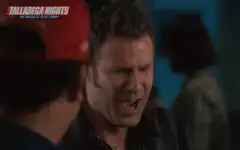 Will Ferrell screaming into a microphone