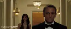 James Bond looks around