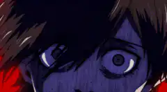 Anime character wide-eyed shock