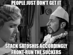 People Just Don't Get It Front-Run The Suckers